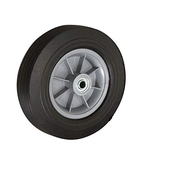 8"x2.5", 2.5" Centered HUB Flat Free Hand Truck Wheel, 450 LB Cap